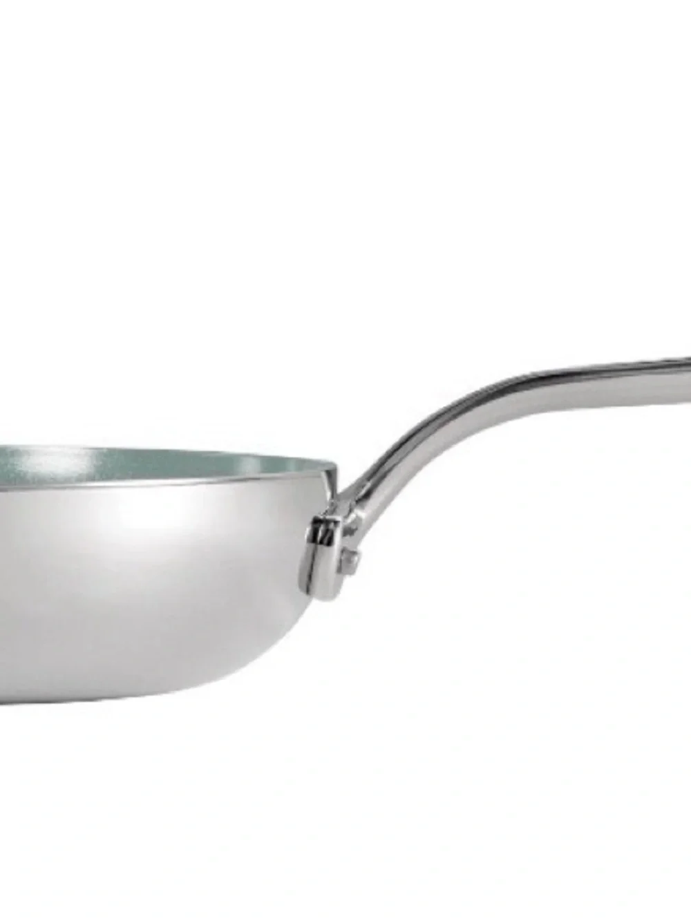 (Ew) Tramontina tri ply clad stainless steel ceramic nonstick frying pan